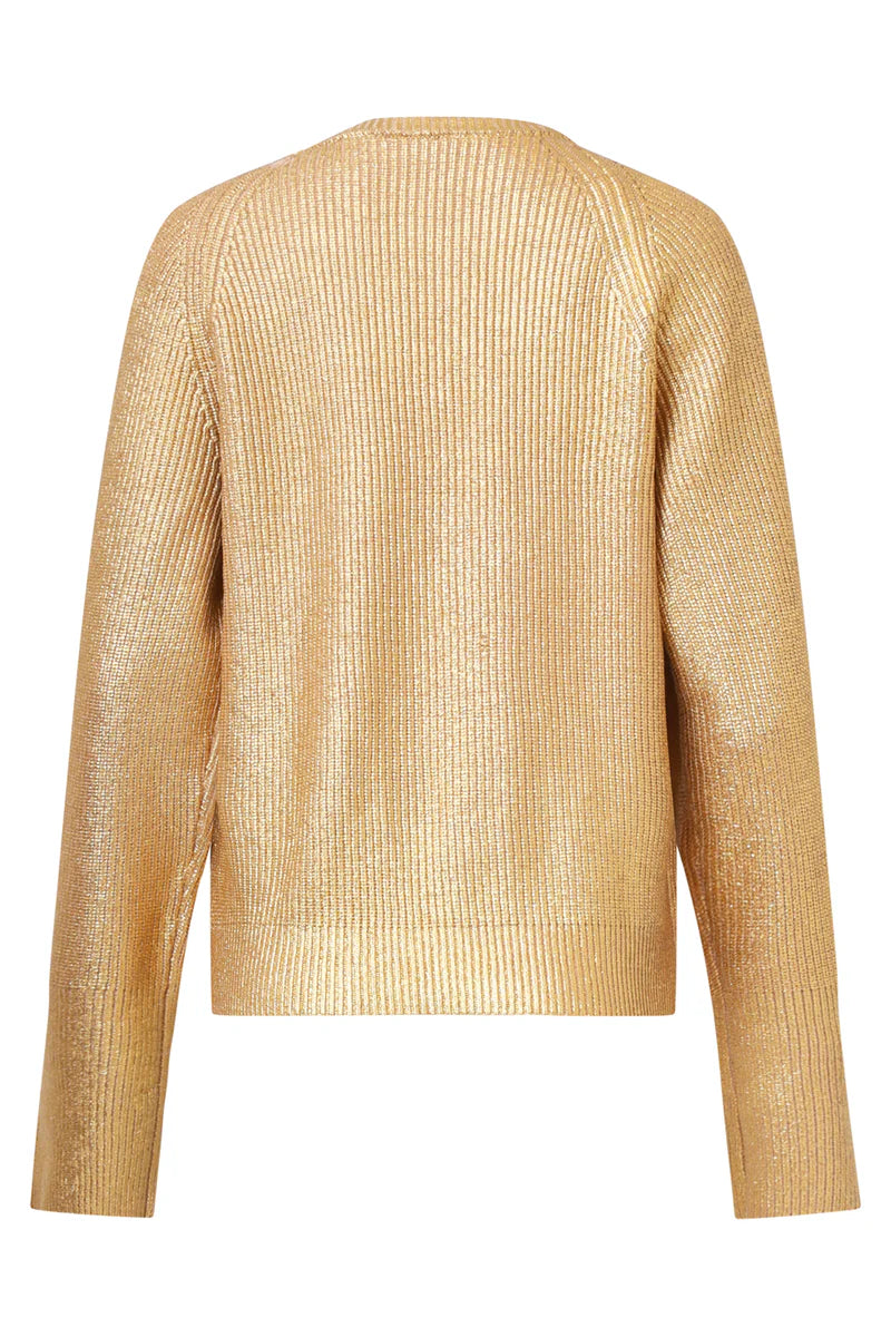 Smashed Lemon, Knit top GOLD