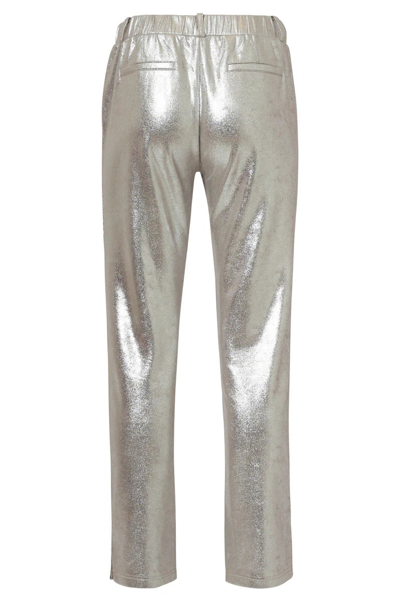 Smashed Lemon, SHINY METALLIC PANTS | SILVER 25600