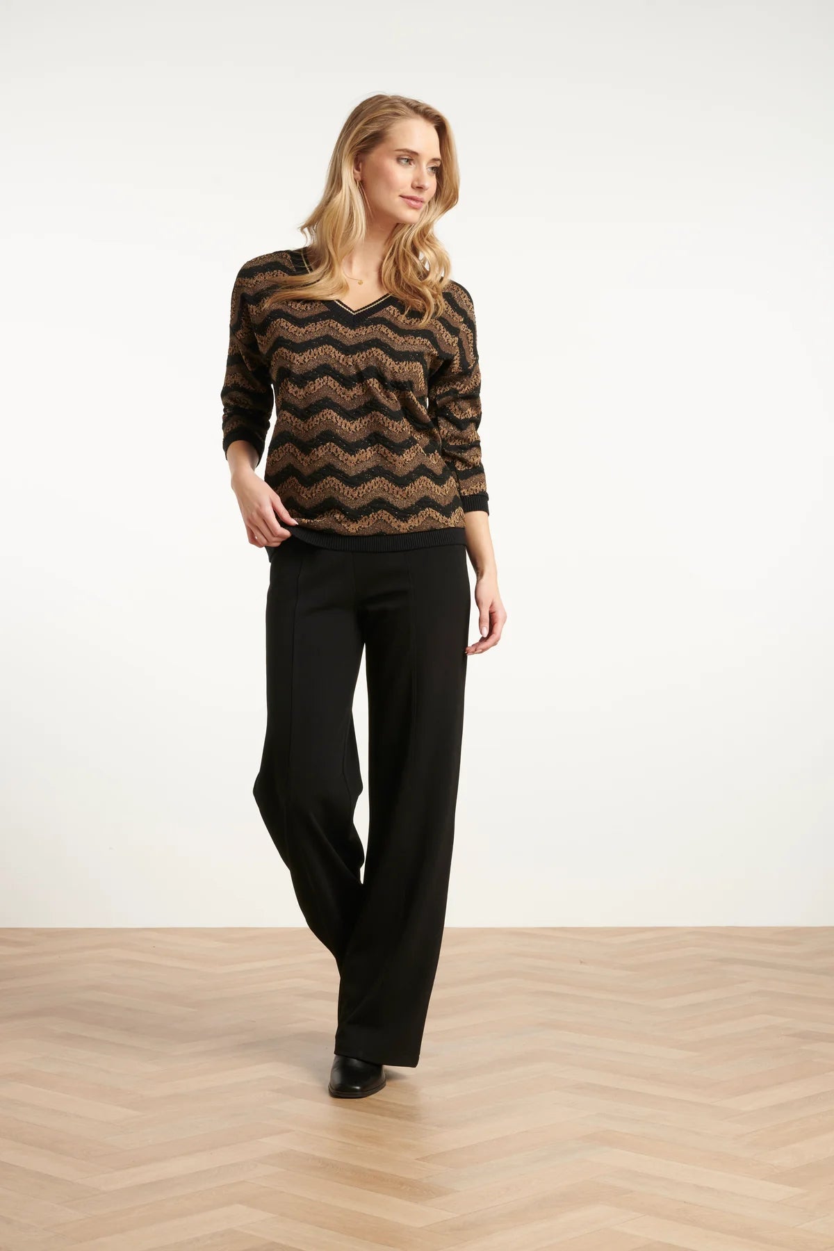 Smashed Lemon,  STRETCH PANTS | BLACK 25635