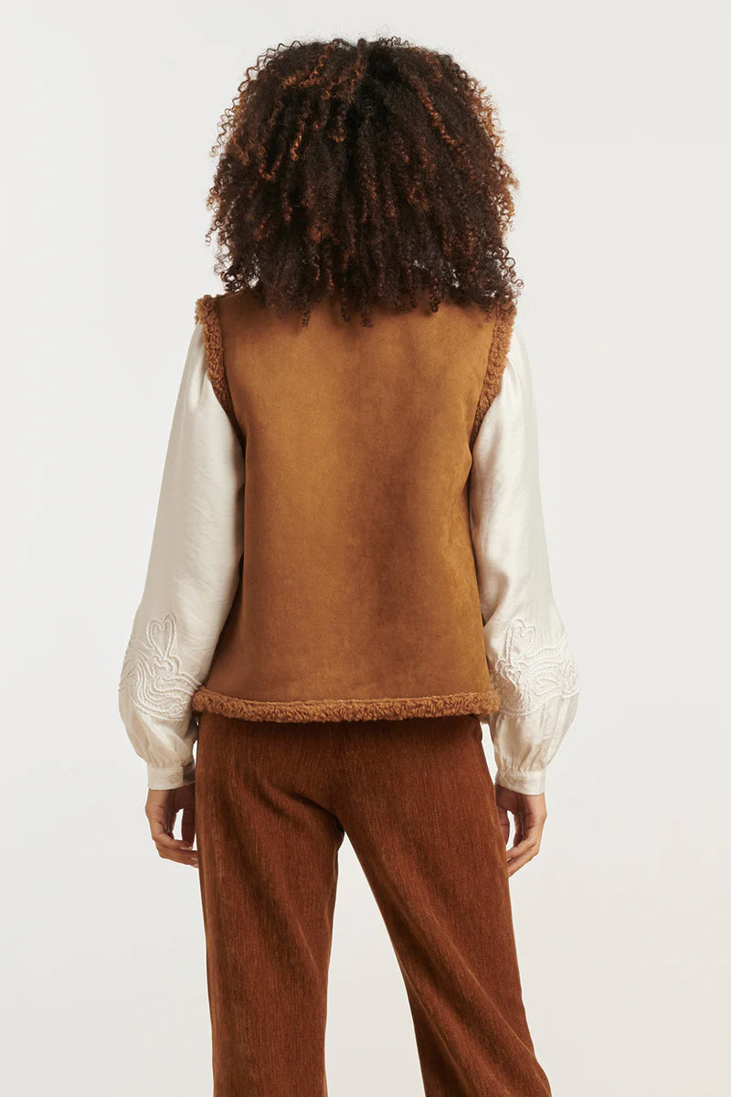 Smashed Lemon, GILET COGNAC 25619