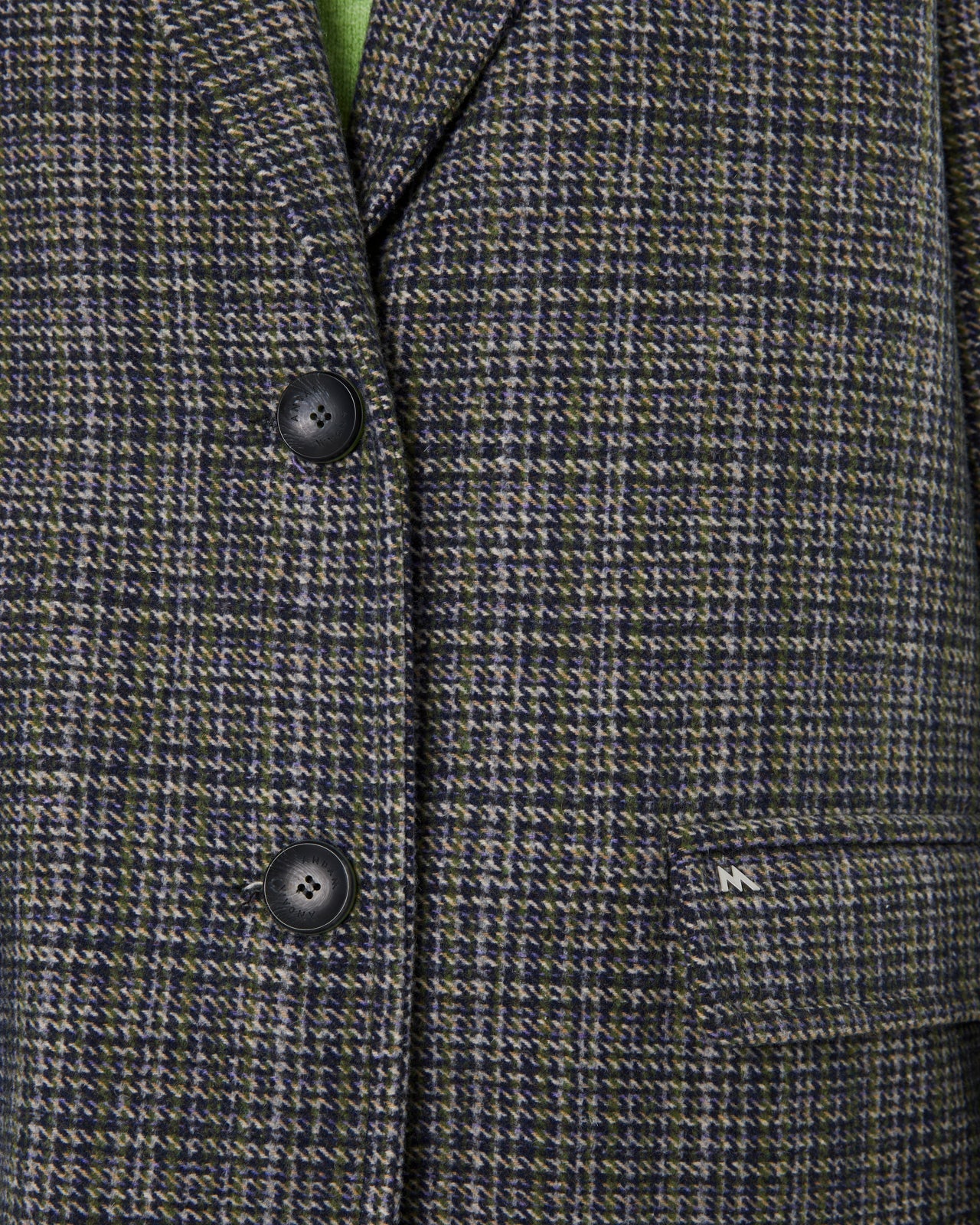Andam, long plaid coat 7610