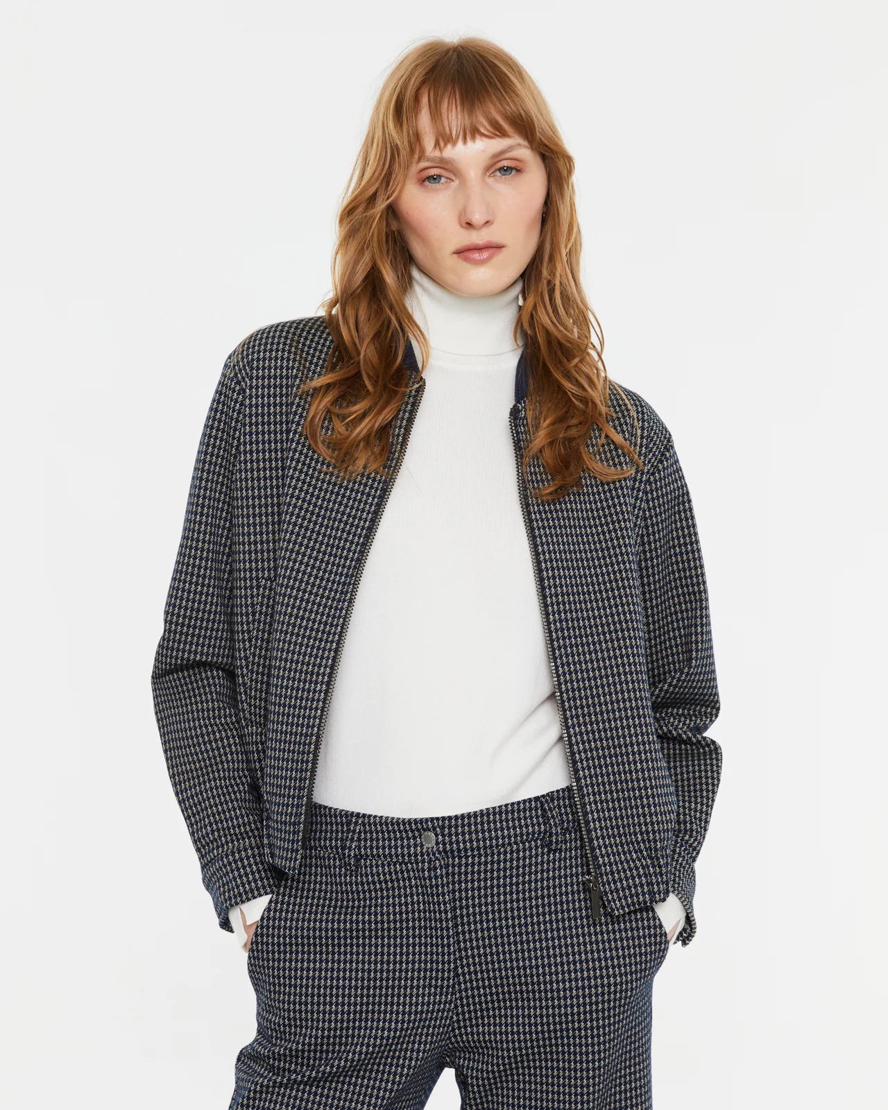 Andam, printed knit bomber jacket 5620