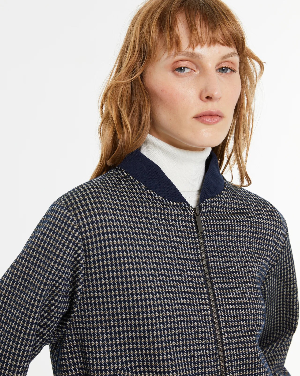Andam, printed knit bomber jacket 5620