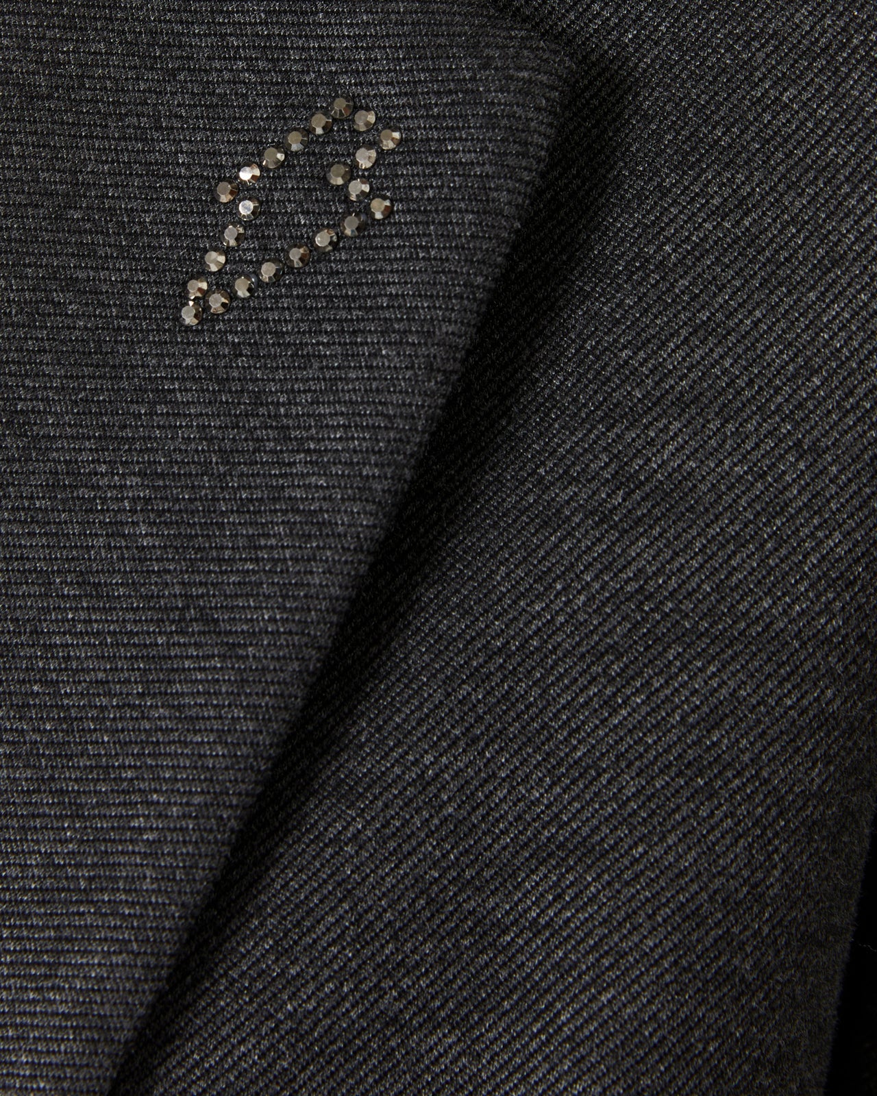 Andam,  blazer in lined plain knit GREY 5693