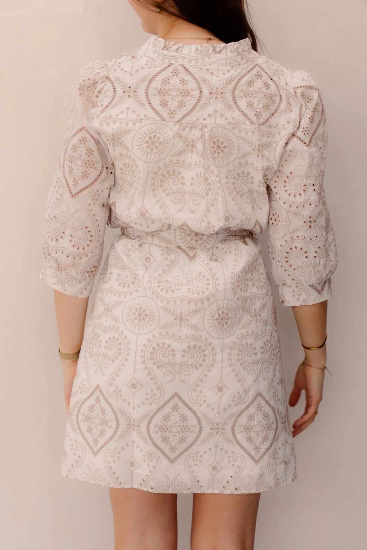 Smashed Lemon, Dress White Dark Sand 26132