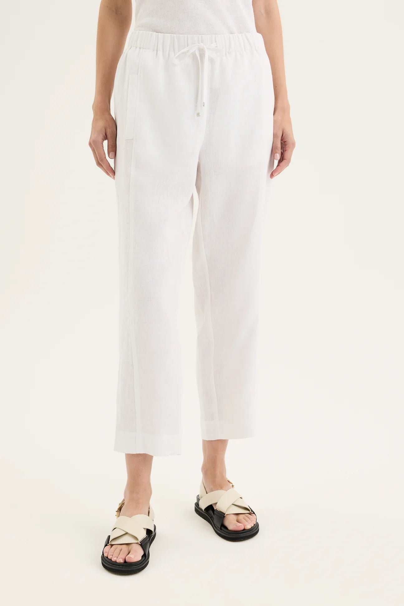 Yarra Trail, Tirari Slim Pant WHITE