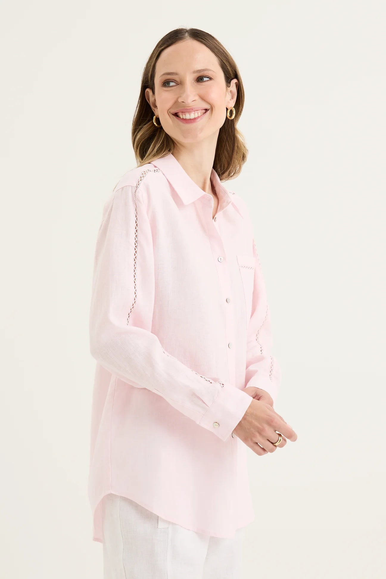 Yarra Trail, Tirari Shirt PINK