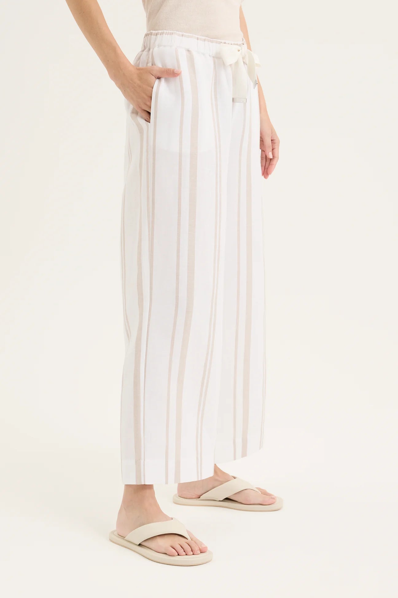 Yarra Trail, Byron Pant WHITE/TWINE