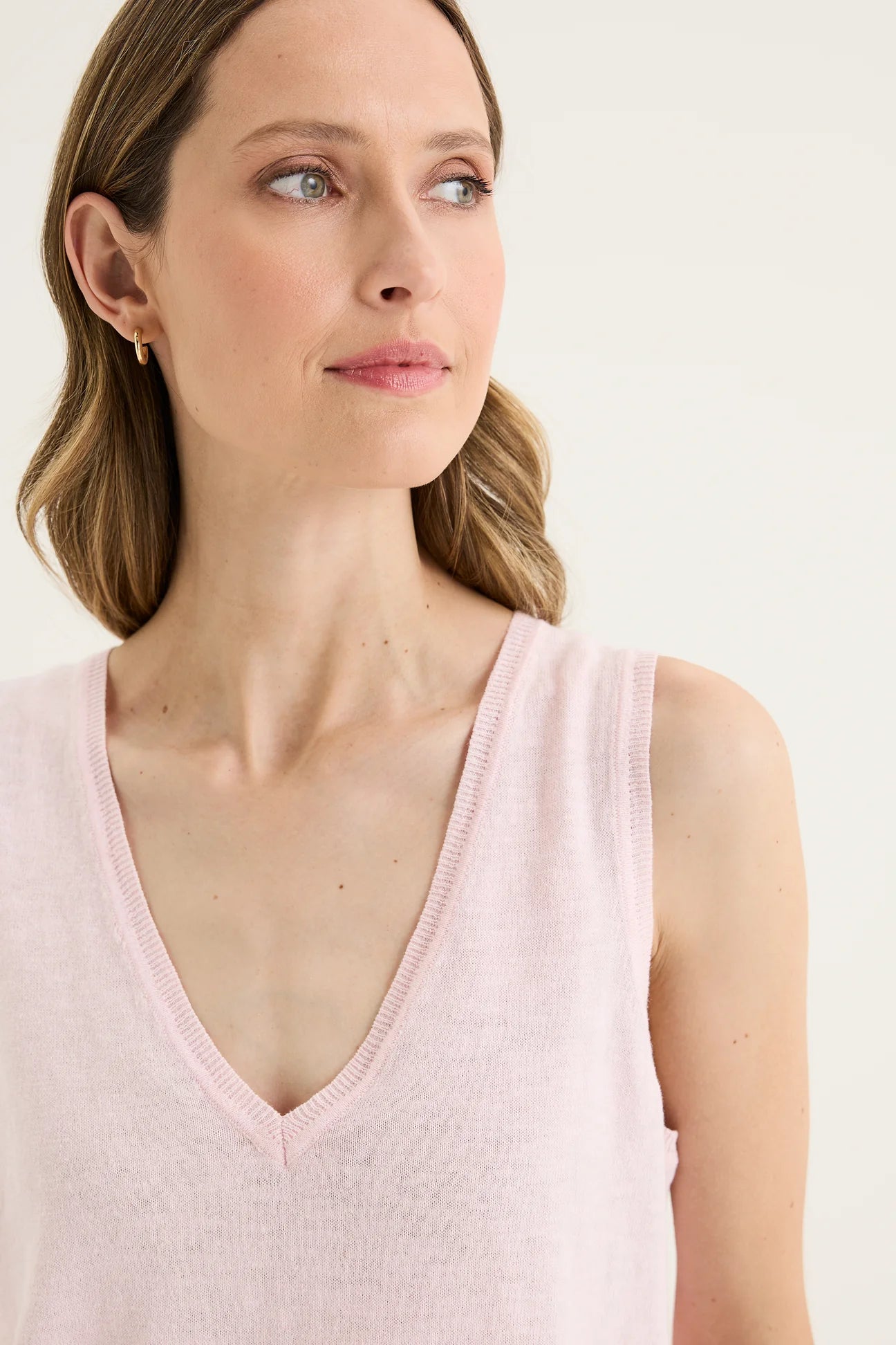 Yarra Trail, Knit Top ROSE