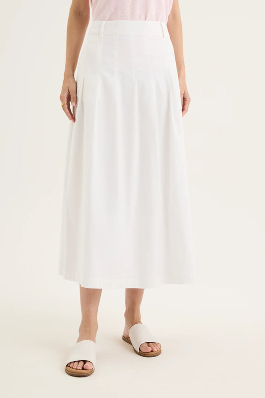 Yarra Trail, Petal Skirt WHITE