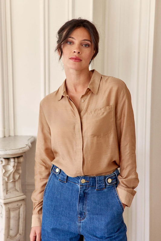 LPE, Carlita Blouse - Camel