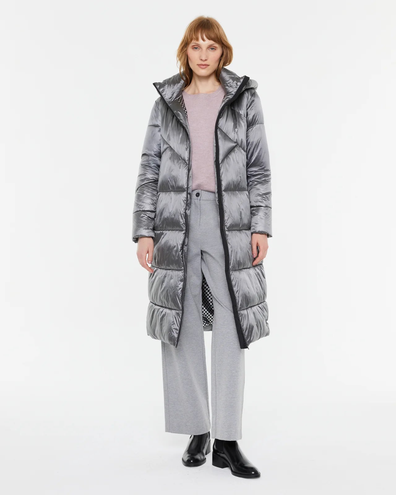Andam, Long Parka Silver 7020