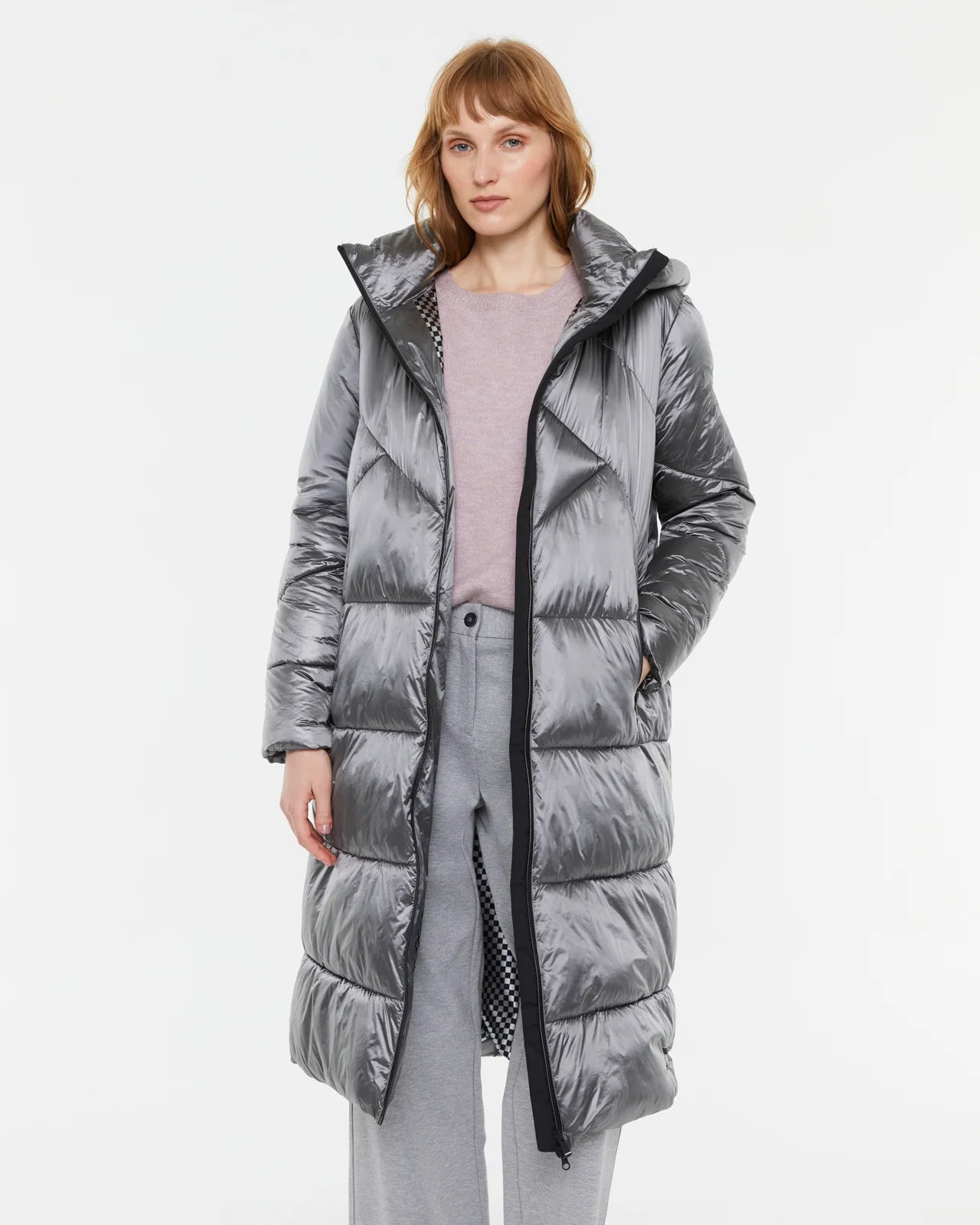 Andam, Long Parka Silver 7020