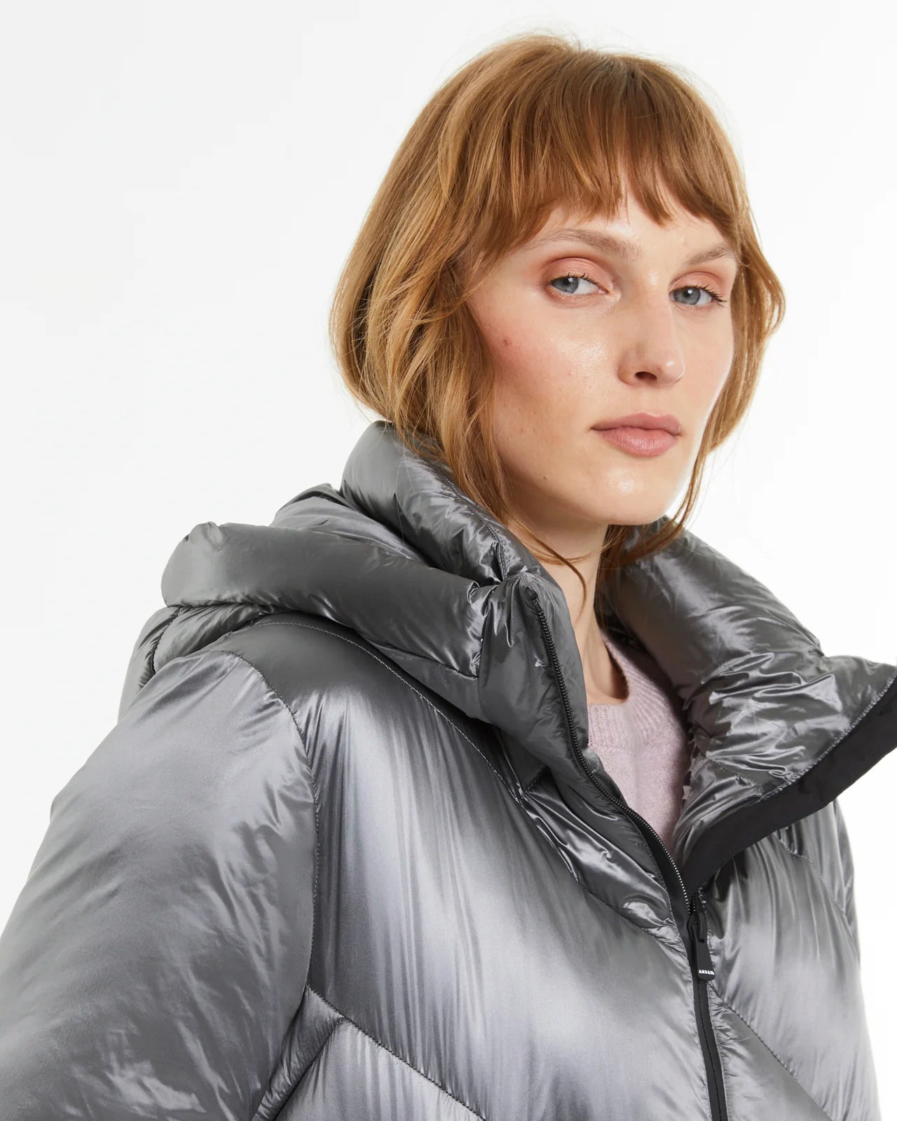 Andam, Long Parka Silver 7020
