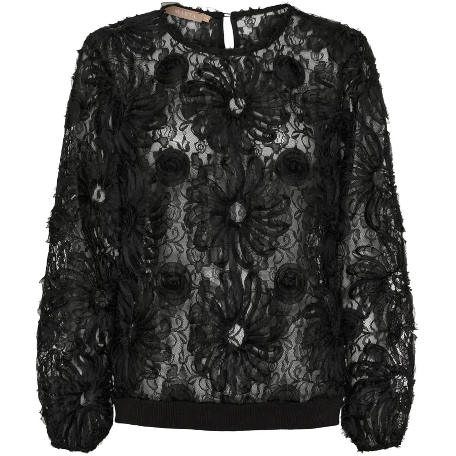 Marta, Blouse Lykke Black 7688