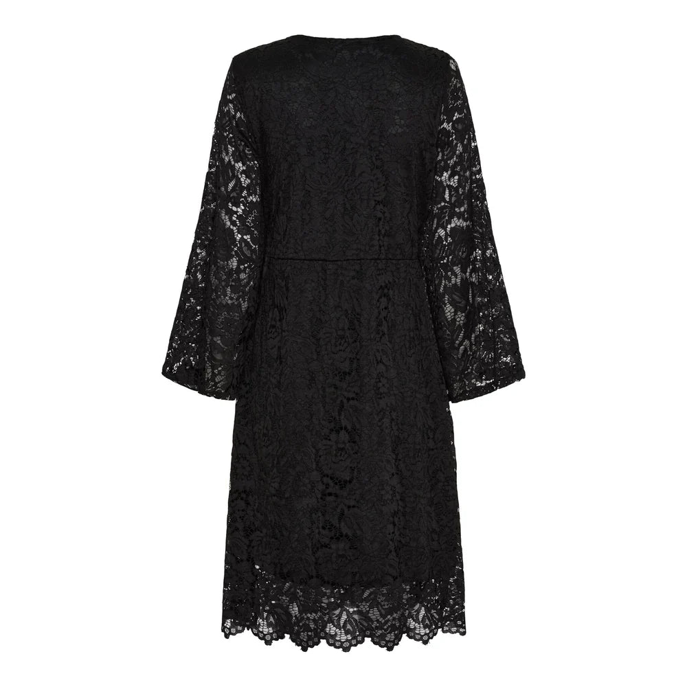 Marta, Beta Black Lace dress 6702