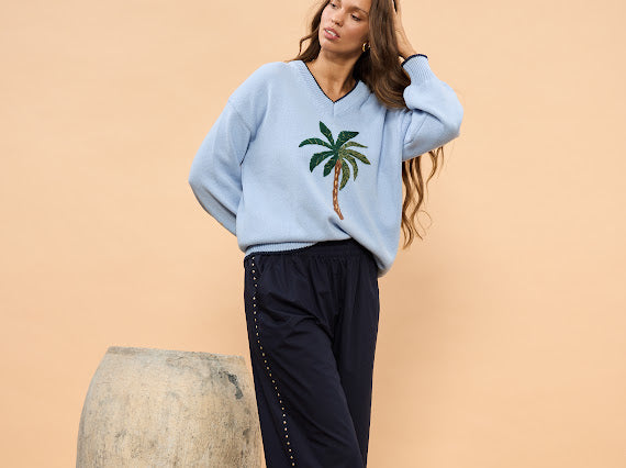 Holiday, Fiji Knit Sky Blue 26052-1
