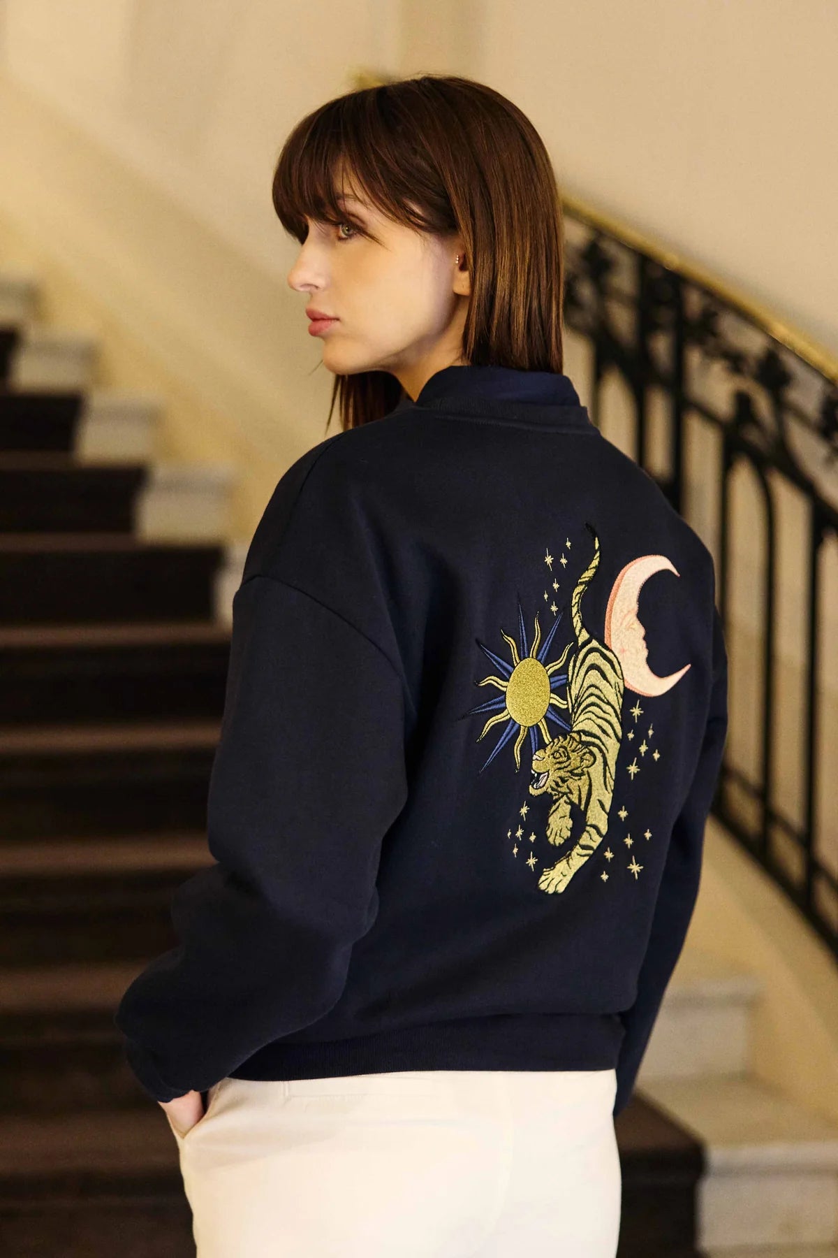 LPE, Sweat-Shirt TIGER - Marine 25