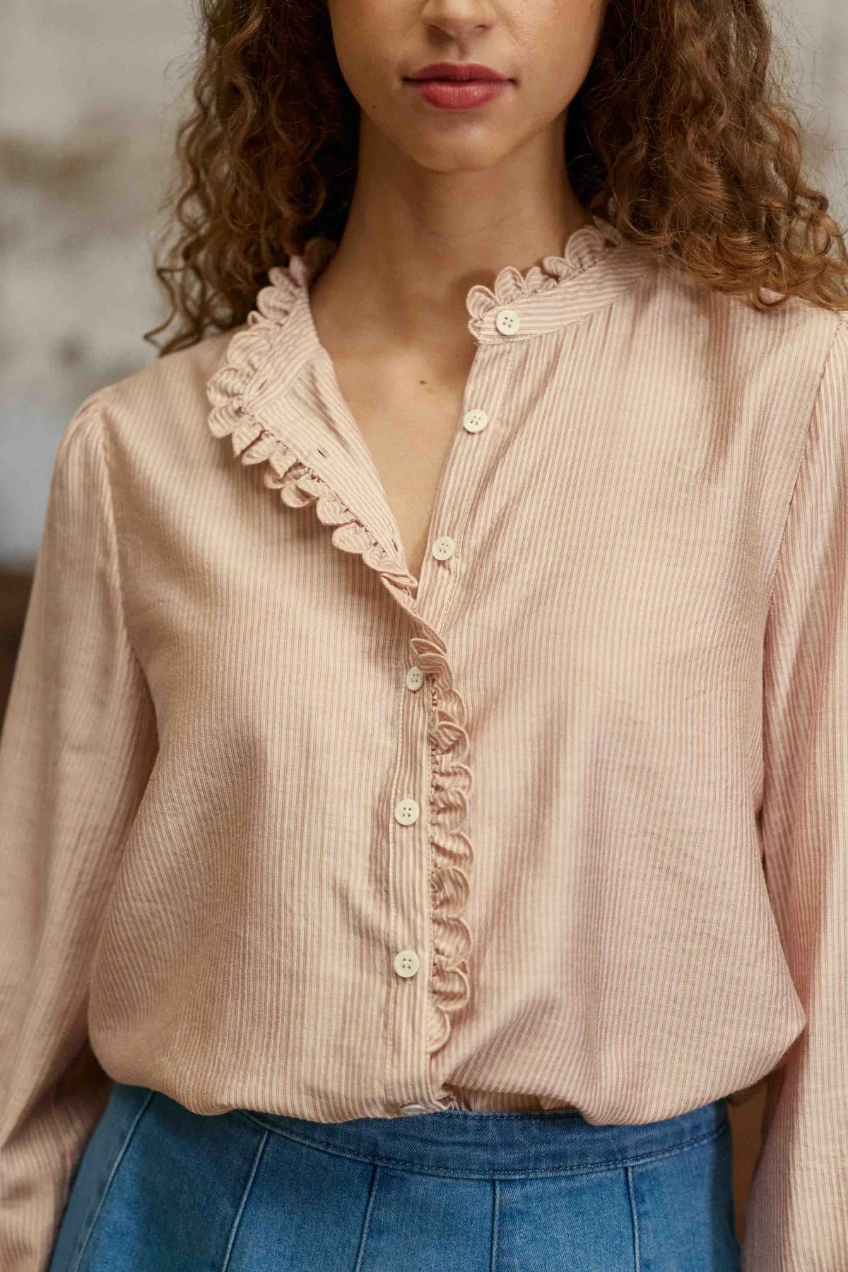 LPE, blouse BOYA - Poudre 41