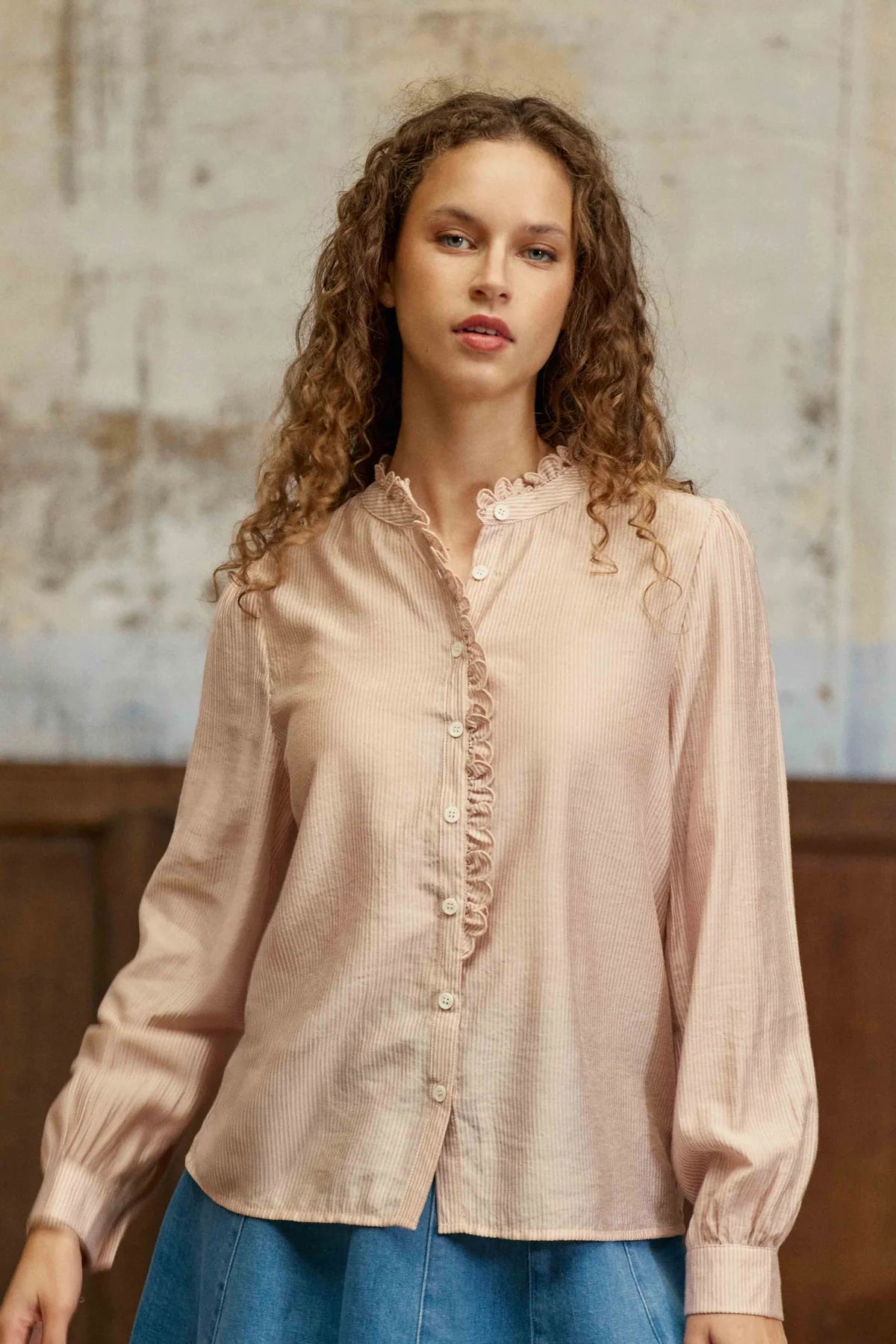 LPE, blouse BOYA - Poudre 41
