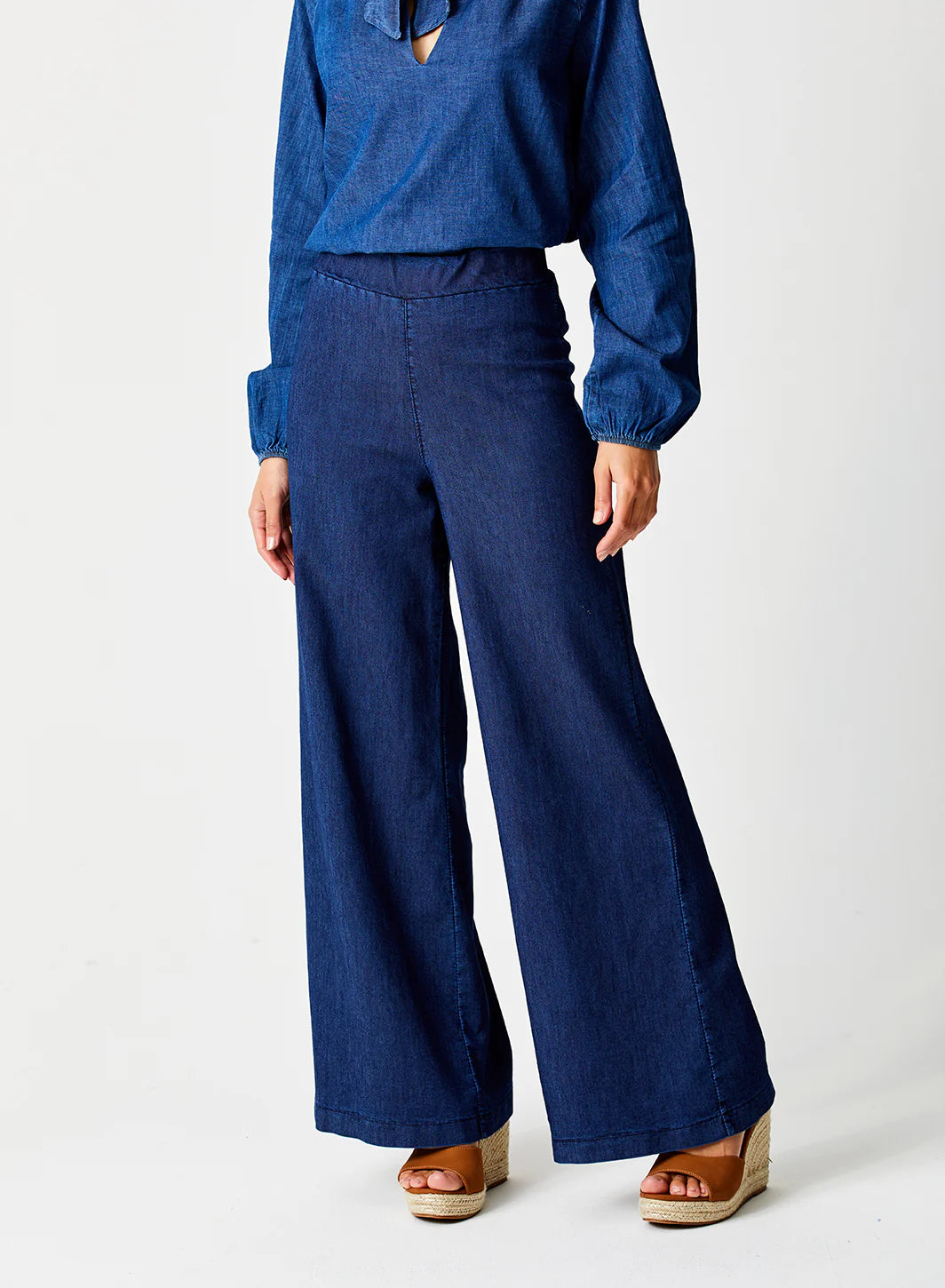 Suzy D, ZIGGY STRETCH DENIM FLARE PANTS