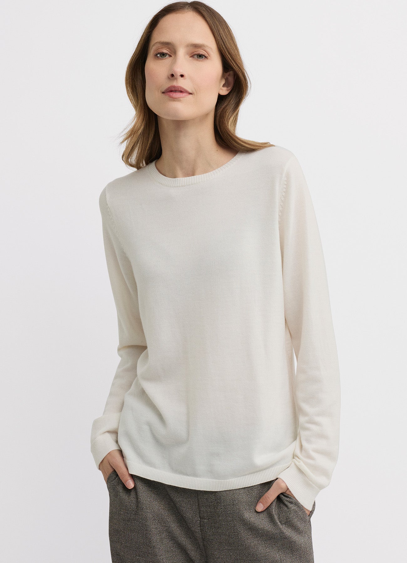 Yarra Trail, Villa knit Ecru 7746