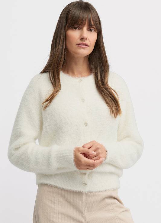 Yarra Trail, Hearth Cardi Ecru 7764