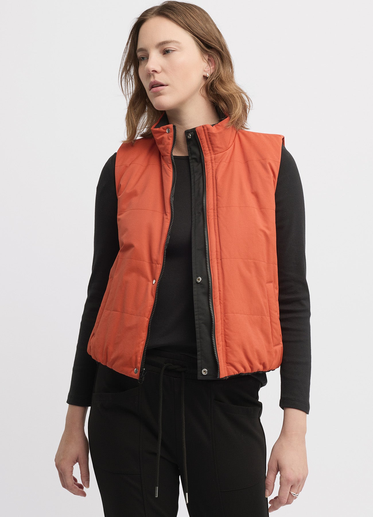 Yarra Trail, Levity vest Black/autumn