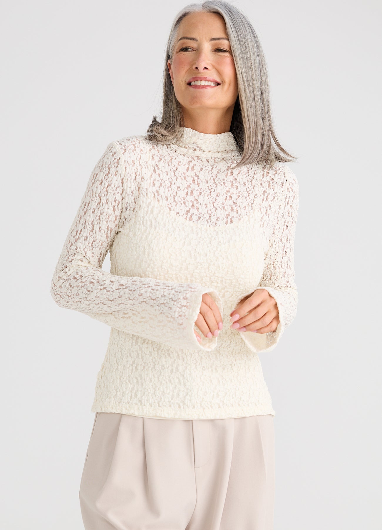 Brave + True, Luisa top Ivory 26161-1