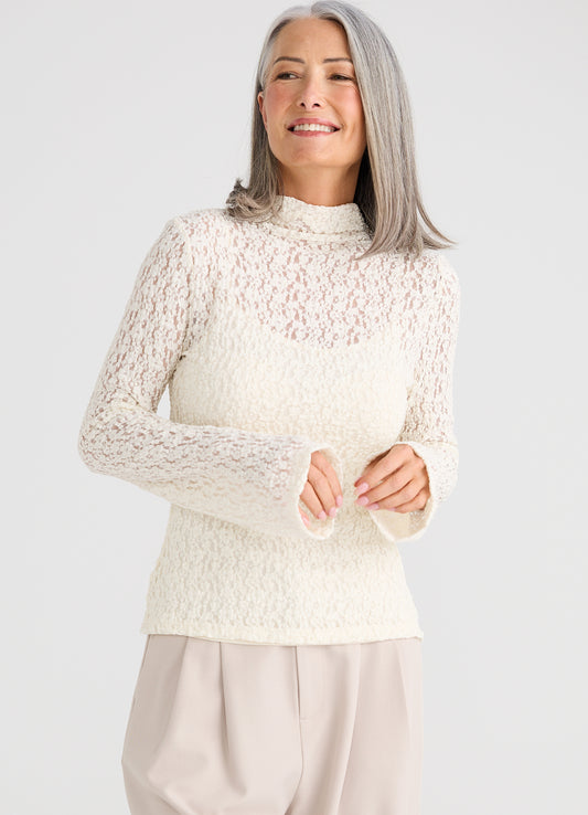 Brave + True, Luisa top Ivory 26161-1