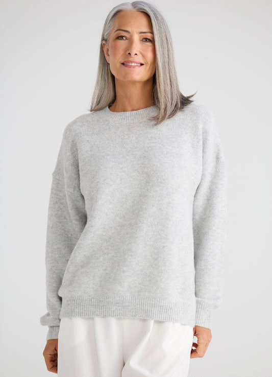 Brave + True, Glimmer knit Grey marle 26095-2