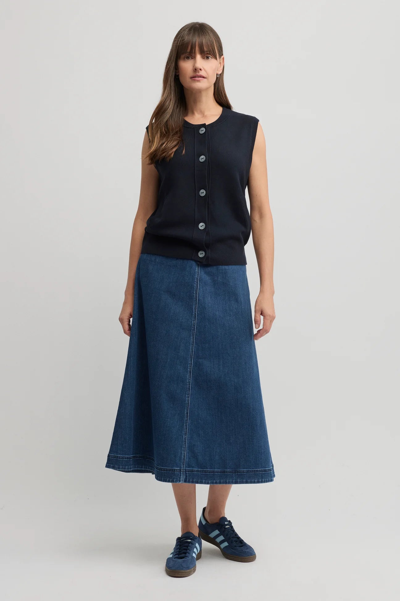 Yarra Trail, Piccolo Vest Navy 7740