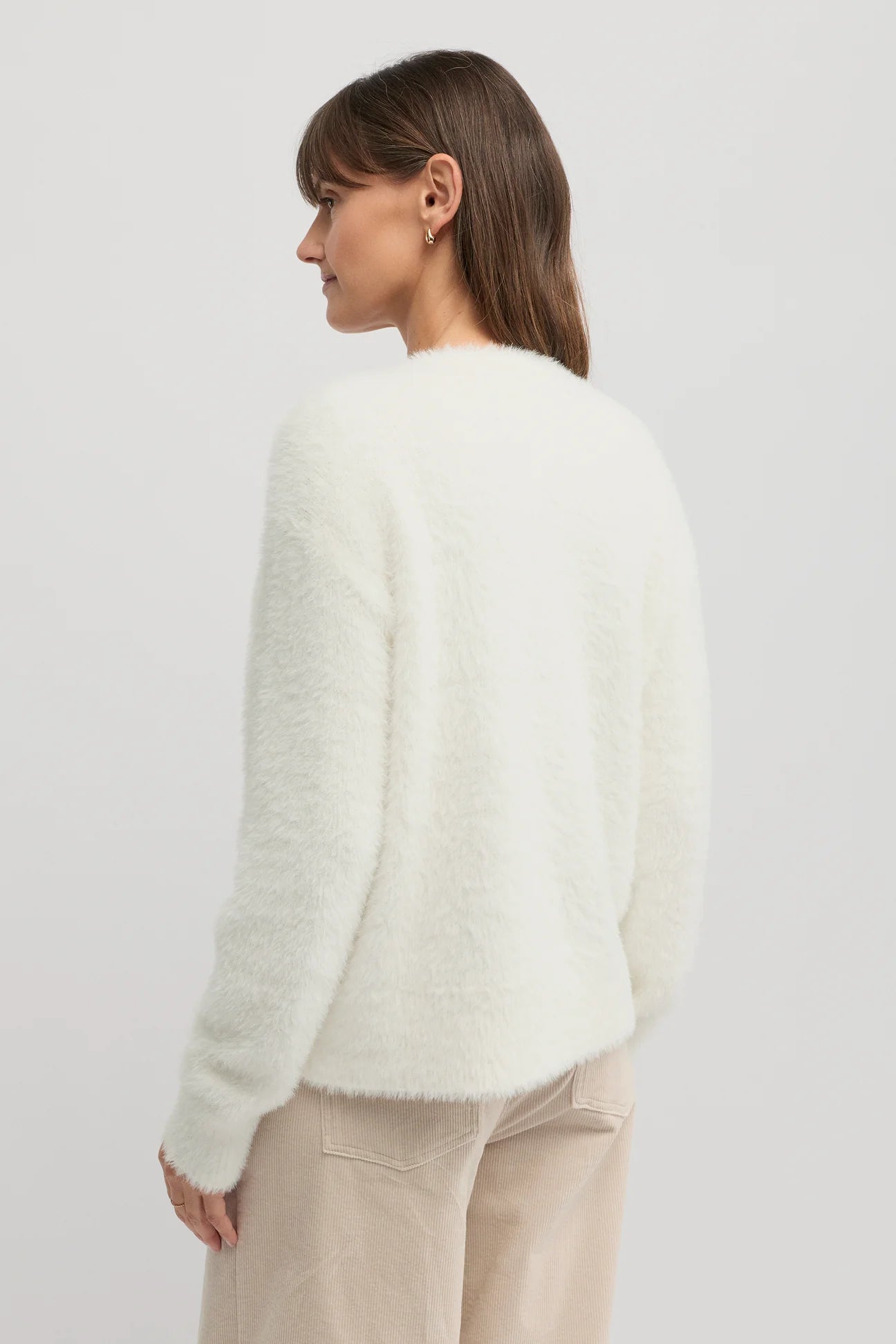 Yarra Trail, Hearth Cardi Ecru 7764
