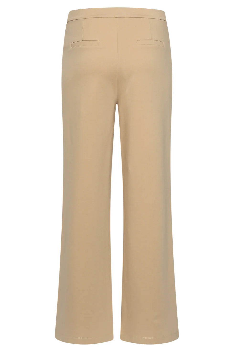 Smashed Lemon, SAND WIDE LEG TROUSERS WITH ELASTIC WAIST | SAND 26099