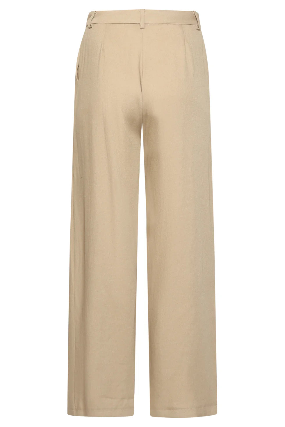 Smashed Lemon, AIRY WIDE LEG TROUSERS IN SAND COLOUR – STYLISH ESSENTIALS | DARK SAND 26072
