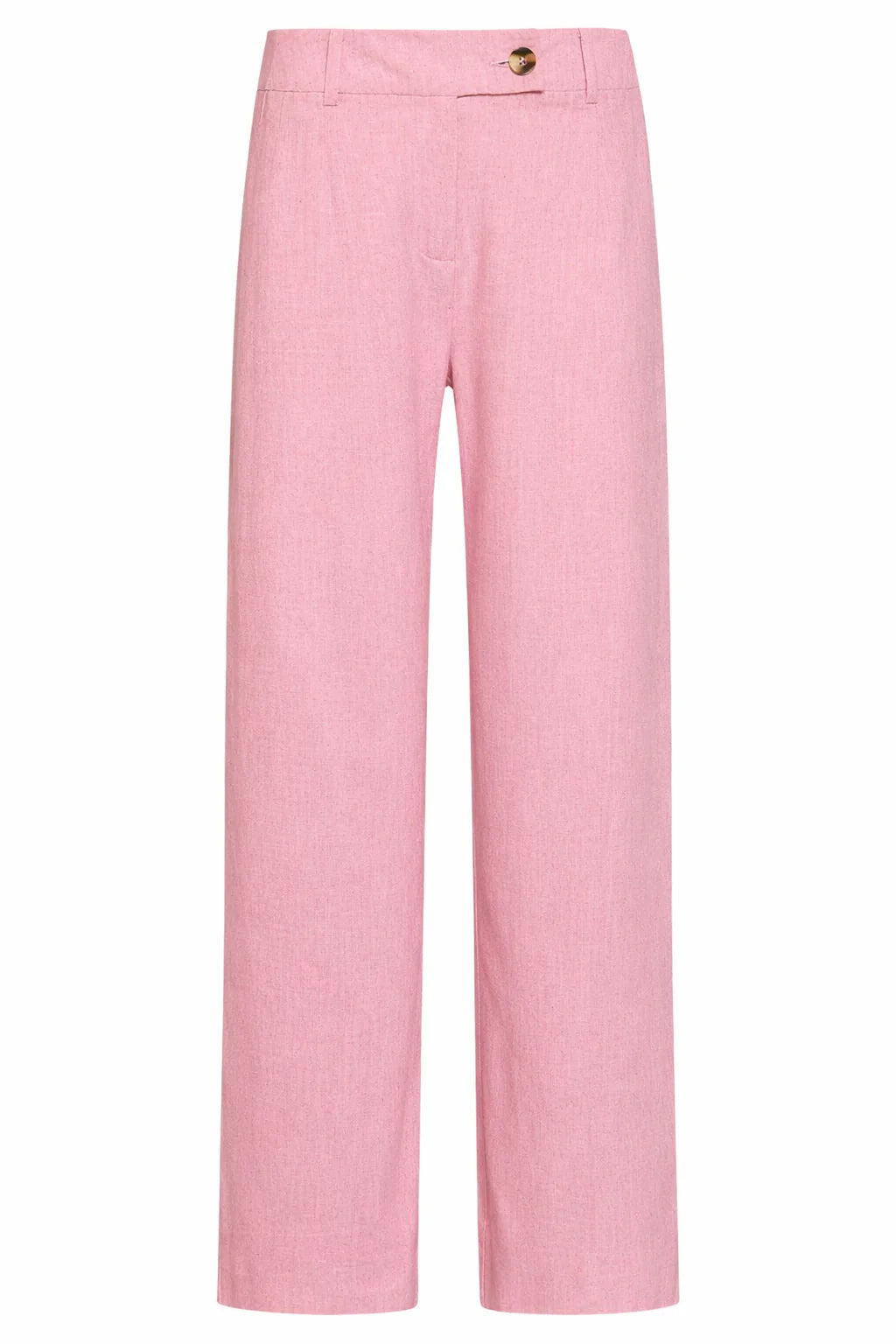 Smashed Lemon, LINEN WIDE LEG PANTS | PINK 26091