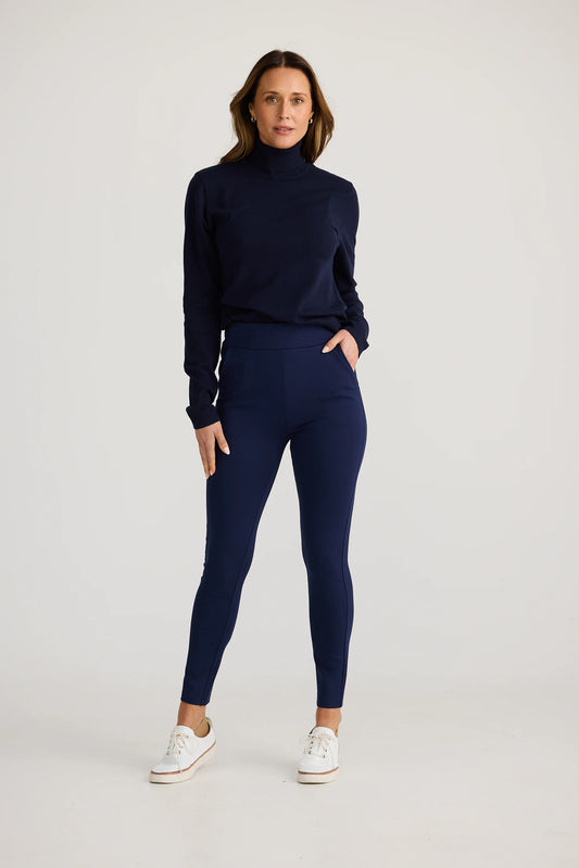 Brave + True, Pilot pant navy 5609-2