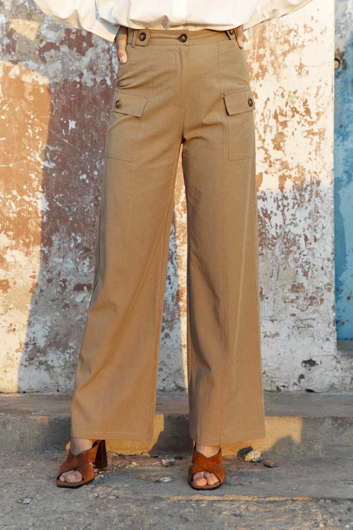 LPE, Pants POLDIE Taupe