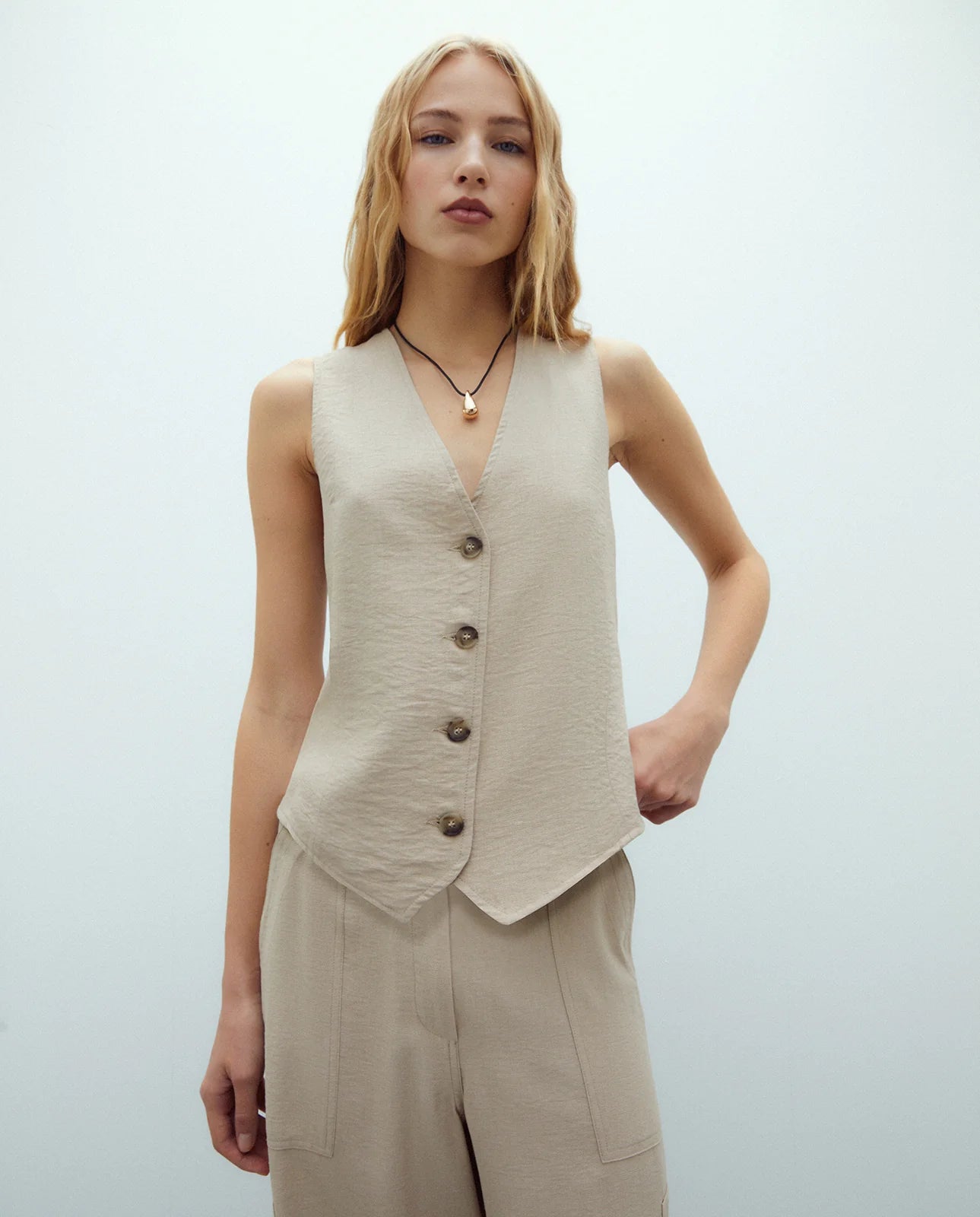 Andam, Vest beige 265663