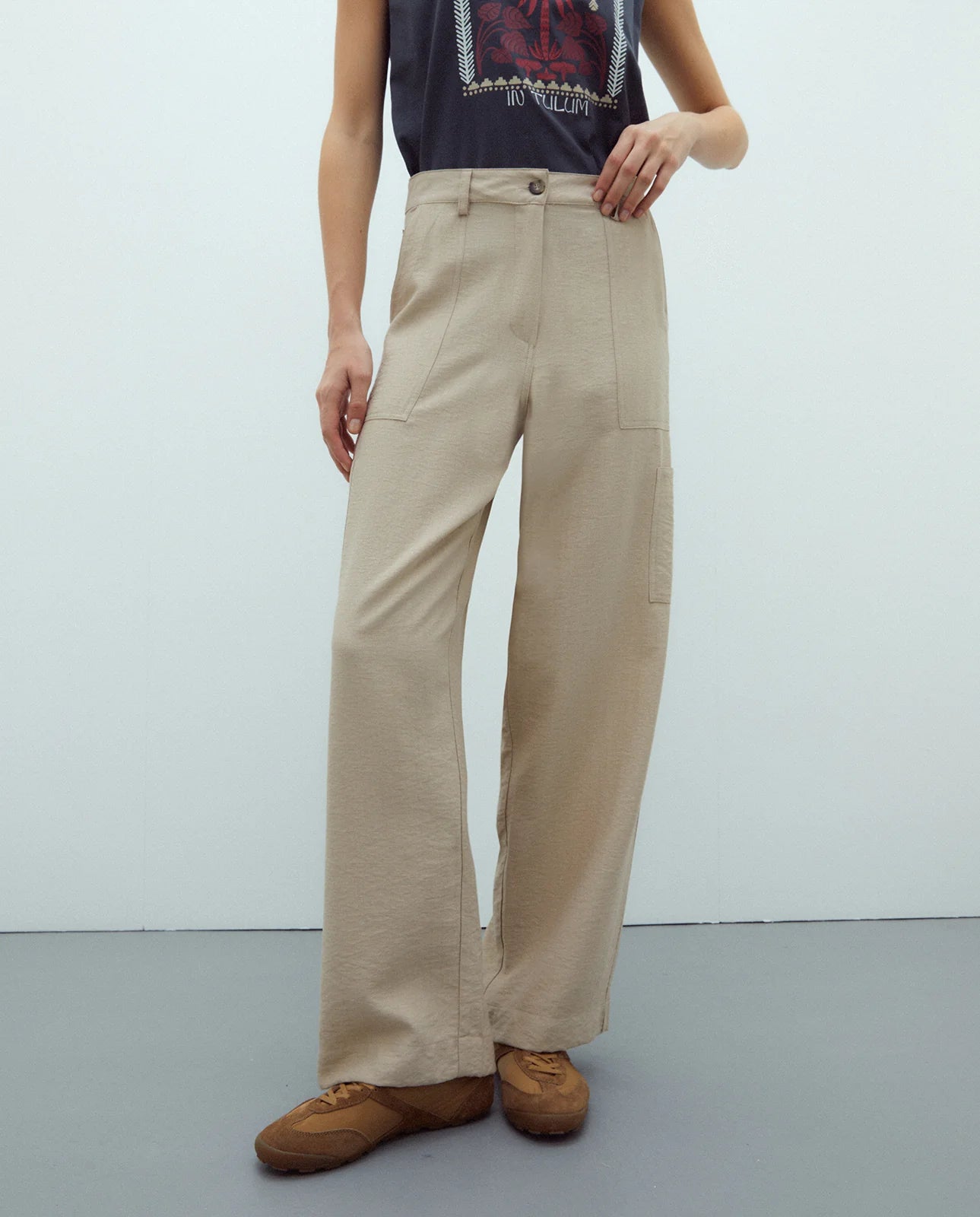 Andam, Pants Beige 264662