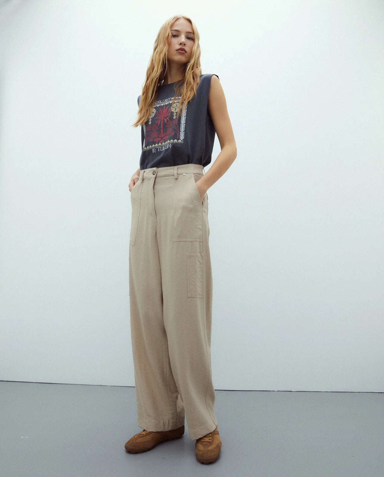 Andam, Pants Beige 264662