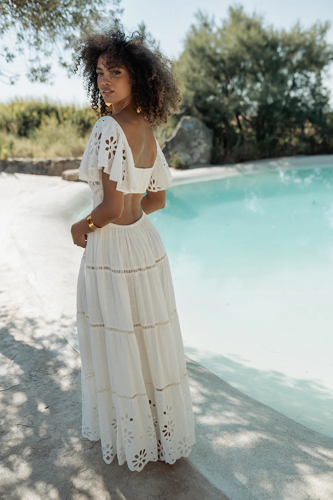 Piti Cuiti, Florencia dress White 176