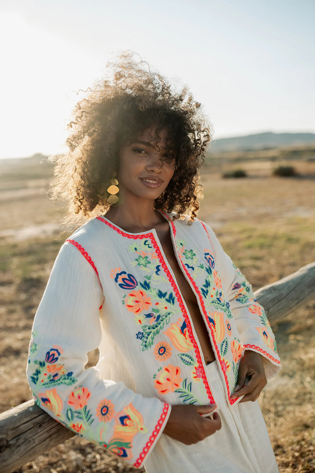 Piti Cuiti, Magnolia embroidered jacket 125