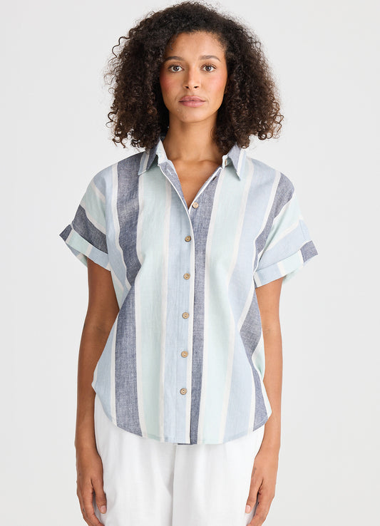 Shanty, Dune Shirt Tulip Stripe
