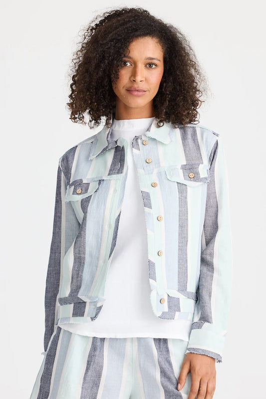 Shanty, Monza Jacket Tulip Stripe