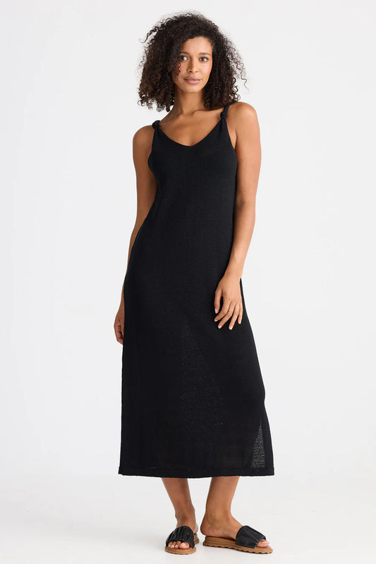 Shanty, Dolcetto Knit Black Dress