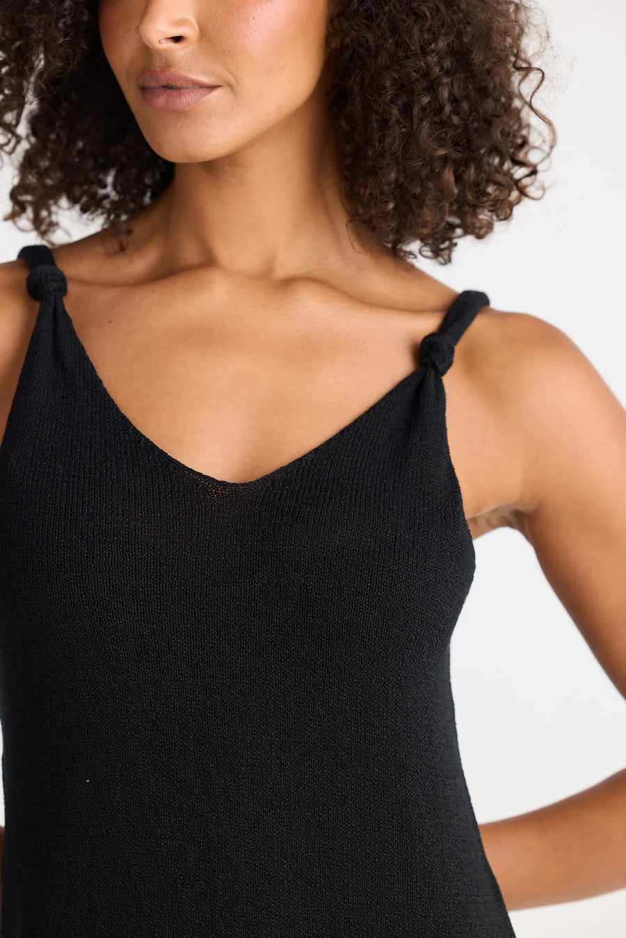 Shanty, Dolcetto Knit Black Dress