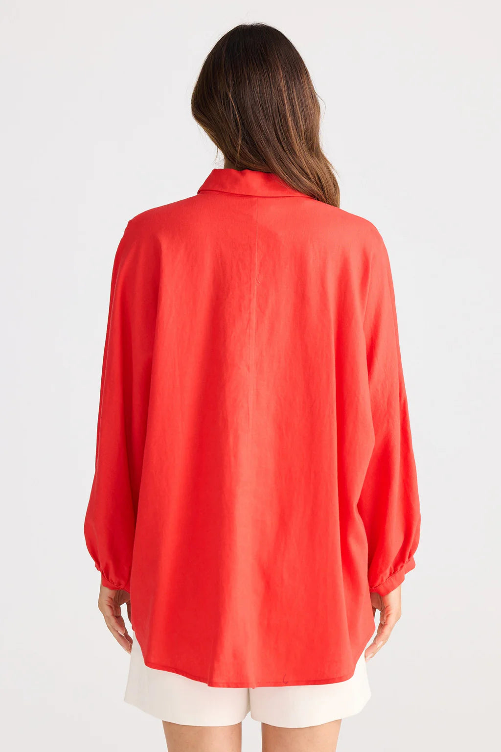 Brave and True, Monty Shirt Poppy red
