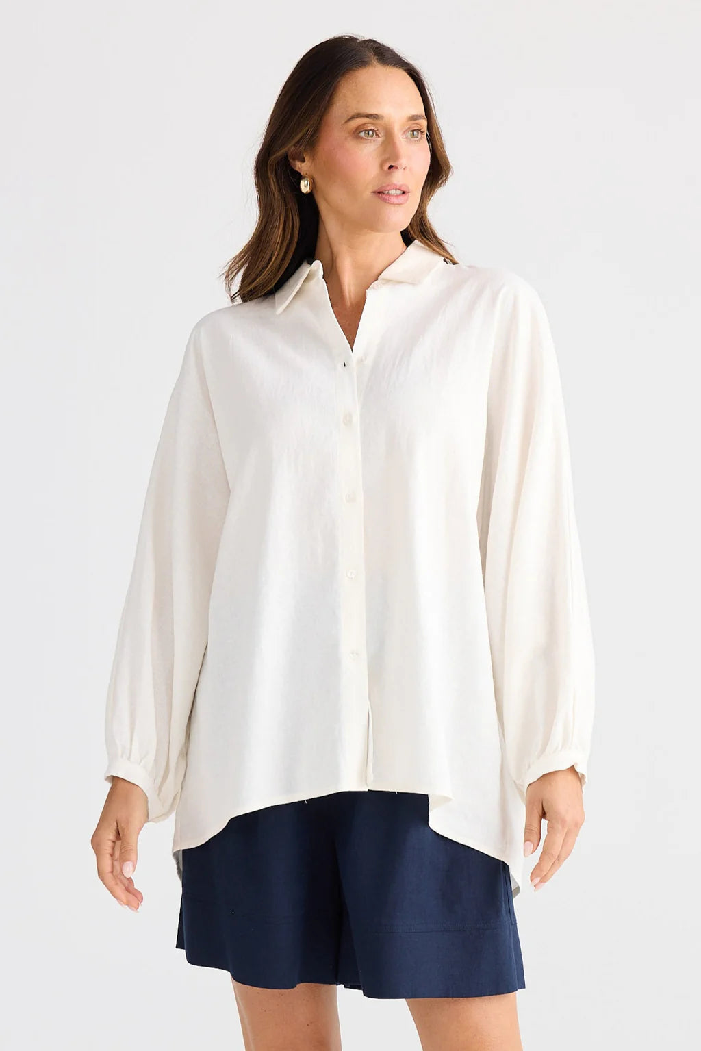 Brave and True, Monty Shirt Off white