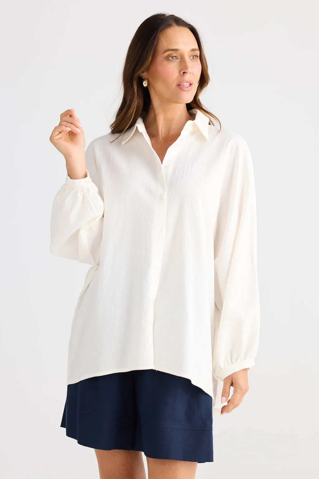 Brave and True, Monty Shirt Off white